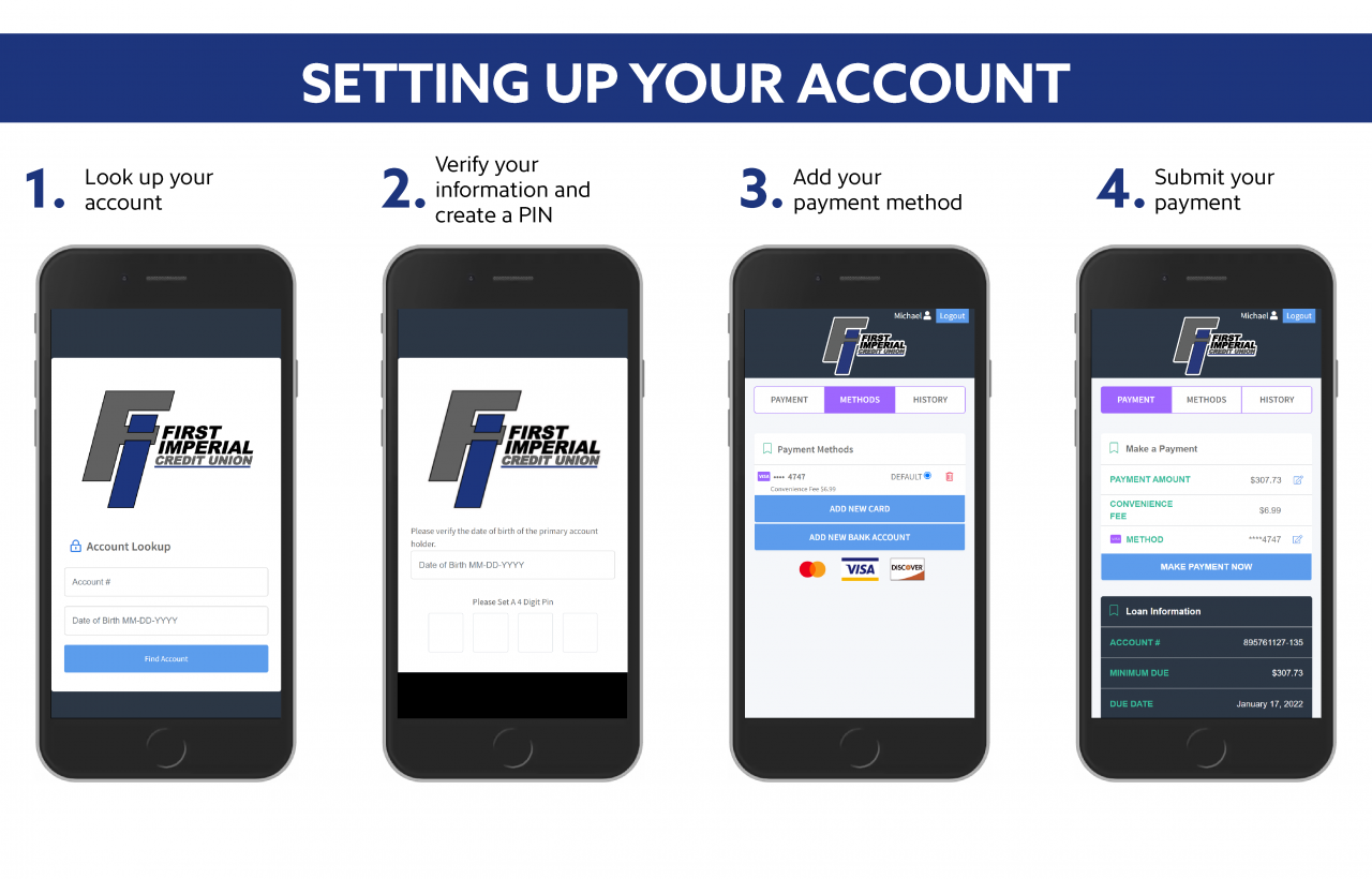 Setting up account