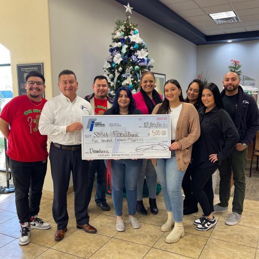 Proudly donating to the SDSU IV Food Pantry