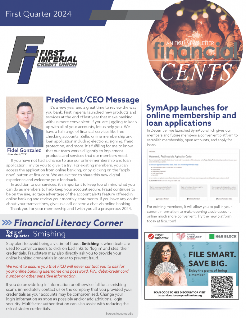 First Quarter 2024 Newsletter