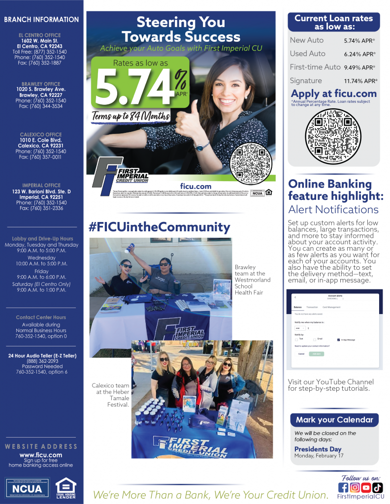 First Quarter 2025 newsletter