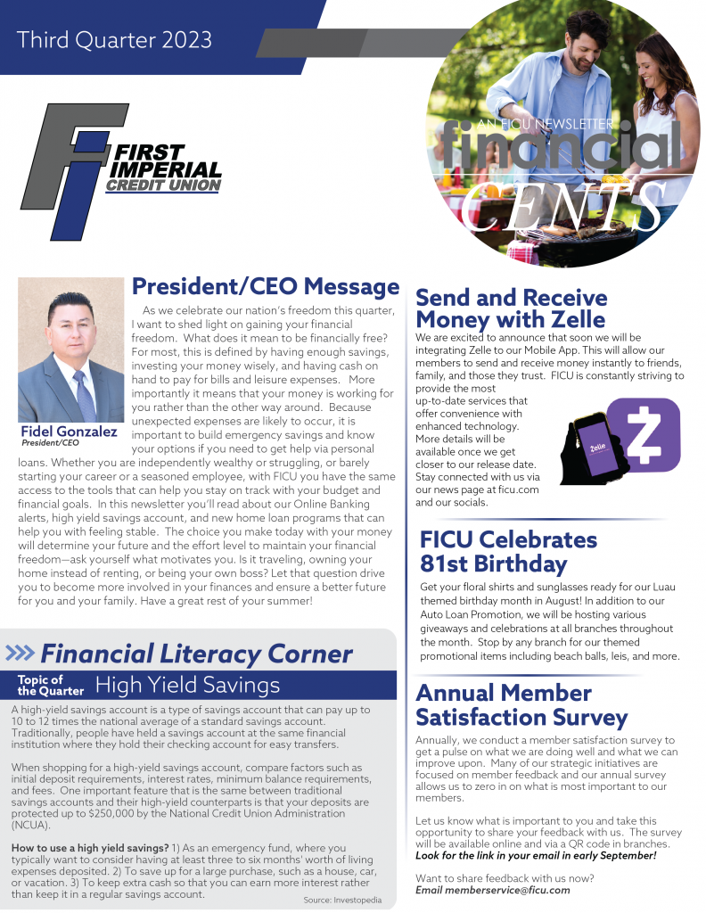 Third Quarter 2023 Newsletter