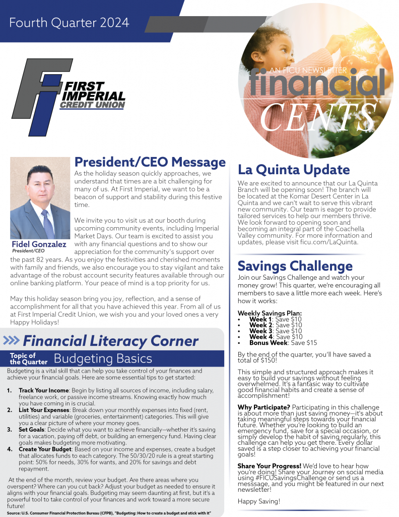 Fourth Quarter 2024 Newsletter